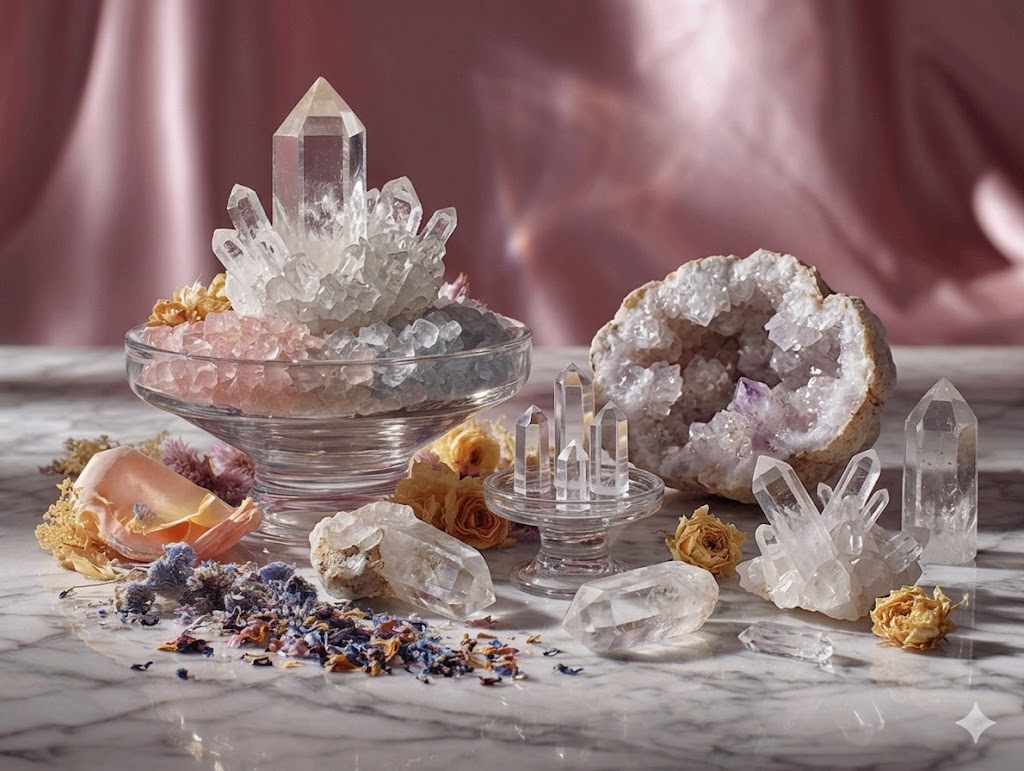 水晶能量花藝盆